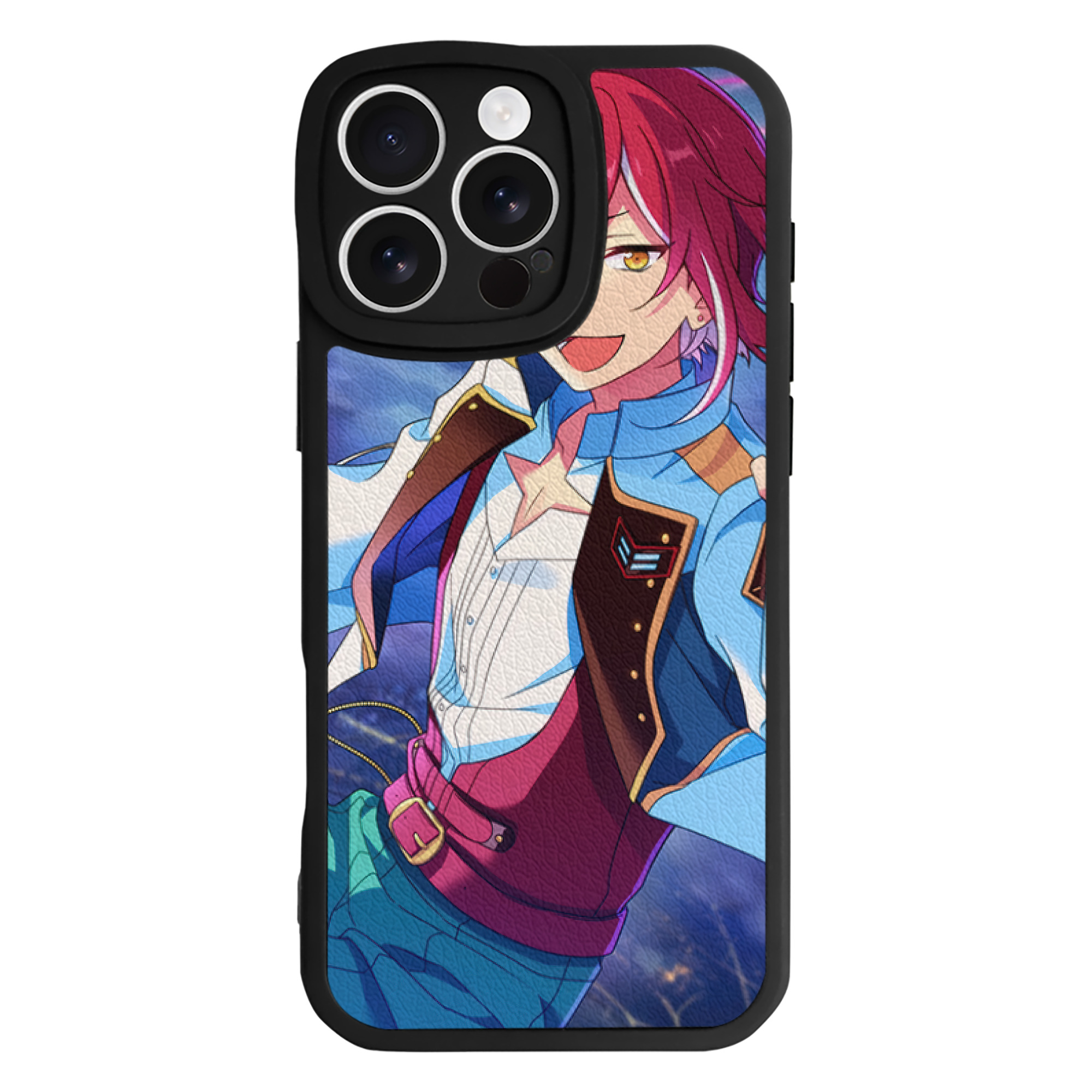 （画像用） あんさんぶるスターズ! Ensemble Stars 【iPhone 16シリーズ対応】シリコンスマホケース（レザー調） 材質：シリコン